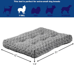 MidWest Homes for Pets Deluxe Dog Beds | Super Plush Dog & Cat Beds Ideal for Dog Crates | Machine Wash & Dryer Friendly, 1-Year Warranty