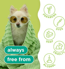 TropiClean Oatmeal Dog Shampoo for Itchy Skin Relief, Professional Dog Shampoo, Soothing Medicated Itch Relief, Puppy Safe 1 gal