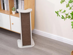 Petpals Pack of 2 Cat Sofa Corner Protector with Built-in Sisal Cat Scratcher, Scratching Pad - Wafer, Medium