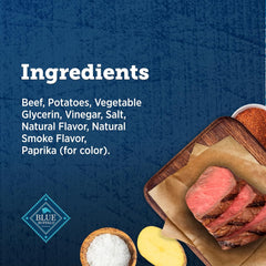 True Chews - Blue Buffalo True Chews Premium Grillers Dog Treats, Made in the USA with Natural Ingredients, Steak