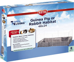 Kaytee Open Living Pet Rabbit or Guinea Pig Habitat, 48" x 24"