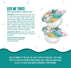 Weruva Best Fido Friend Fun Size Meals for Dogs, Kiss Me Thrice 2.75-oz(Pack of 12)