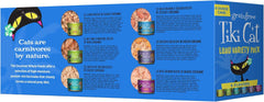 Tiki Cat Luau Variety Pack, Succulent Combinations of Real Shredded Protein in a Rich Flavorful Consumme, Grain-Free Balanced Nutrition Wet Canned Cat Food, For All Life Stages