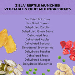 Zilla Reptile Munchies Vegetable and Fruit Mix 4 oz.