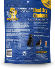 Savory Prime Cod Skin Fish Strips , All Breed Sizes