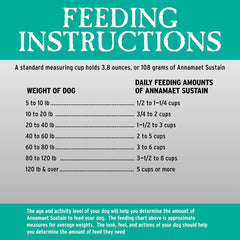 Annamaet Grain-Free Sustain Formula Dry Dog Food, (Line-Caught Cod & Free-Range Turkey), 12-lb Bag