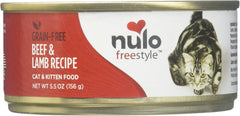 Nulo Cat Grain-Free Wet Cat Food - Beef & Lamb - 24 X 5.5Oz