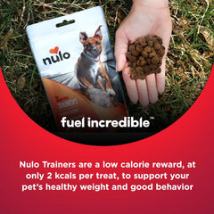 Nulo Freestyle Trainers Dog Treats: Grain Free Dog Training Treats - Healthy Low Calorie Treat Reward for Adult and Puppy Dogs - Gluten Free Dog Treat for Any Size or Breed - Duck Recipe - 4 oz Bag