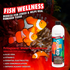 Fritz Aquatics FritzGuard Water Conditioner/Dechlorinator Makes Tap Water Safe for Fresh & Salt Water Aquariums