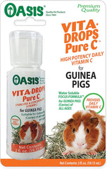 OASIS Vita Drops-Pure C for Guinea Pig, 2-Ounce, Packaging may vary