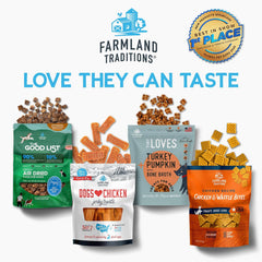 Farmland Traditions The Good List Air-Dried Dog Food, Premium Chicken & Bone Broth for Dogs, Protein Rich & Grain-Free Nutrition