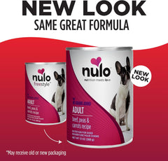Nulo Freestyle Grain-Free Beef, Peas & Carrots Recipe Adult Wet Canned Dog Food 13 Ounce, 12 Cans