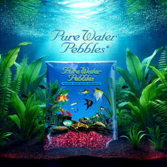 Currant Red Aquarium Gravel - 5 lbs - Non-Toxic, Colorfast, Vibrant Substrate for Aquariums, Terrariums, Ponds & Crafts