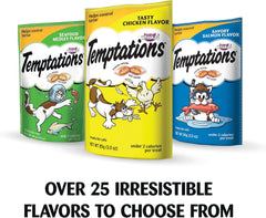 TEMPTATIONS Classic Treats for Cats Savory Salmon Flavor 16 Ounces