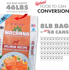 Grandma Lucy’s® Macanna™ Freeze Dried Grain Free Salmon Recipe Dog Food