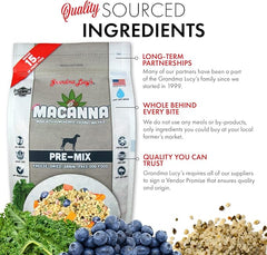 Grandma Lucy’s® Macanna™ Freeze Dried Grain Free Pre-Mix Recipe Dog Food