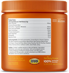 Zesty Paws Calming Chews for Dogs - for Everyday Stress, Relaxation, Composure, and Separation, 90 Count, Turkey - Melatonin