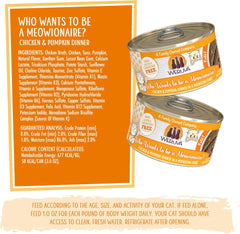 Weruva Wet Cat Food, Who Wants to be a Meowionaire with Chicken and Pumpkin Pate
