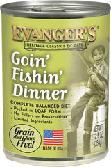 Evanger's Heritage Classics Goin' Fishin' Dinner for Cats - 12, 12.8 oz cans