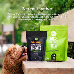 Get Joy Freeze Dried Superfood 100% Beef Liver Dog Treats, 16 Ounce Bag, Single Ingredient Organ Meat, High Protein, Vision, Skin & Coat Health, Muscle Repair, Grain Free, Gluten Free, Made in USA