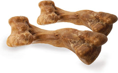 Nylabone Healthy Edibles WILD Natural Long-Lasting Bison Flavor Bone Chew Treats for Dogs (2 Count)