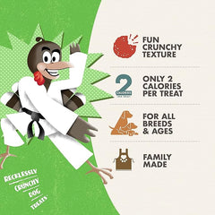 Fromm Crunchy Os Pumpkin Kran Pow Dog Treats - Premium Crunchy Dog Treats - Turkey Recipe.