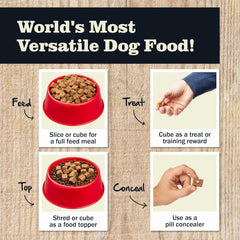 Redbarn Pet Products All-Natural Premium Rolled Dog Food, Chicken Recipe - Soft Semi-Moist Wet Formula for High Protein Diet, Training Rewards, & Treat Pill Concealer - 4 lb, 1 Count