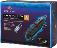 Coralife Aquarium Fish Tank Marine Salt Water Turbo-Twist UV Sterilizer