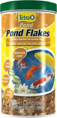 Tetra Pond Flakes Complete Nutrition for Smaller Pond Fish, Goldfish and Koi Fish, 6.35 oz