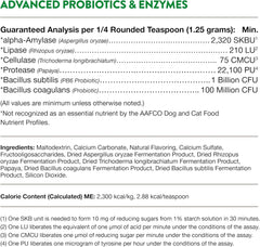 NaturVet – Advanced Probiotics & Enzymes - Plus Vet Strength PB6 Probiotic | Supports and Balances Pets with Sensitive Stomachs & Digestive Issues | for Dogs & Cats (4 oz)