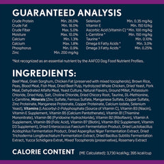 Next Level Super Premium Dog Food – HI-PRO Professional™ – Dry Kibble for Dogs at All Life Stages of All Breeds – 26% Protein with Gluten Free Grains, for High Energy, Active Dogs & Puppies 40 lb