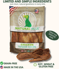 Loving Pets Natural Value All Natural Soft Chew Chicken Tenders Dog Treat