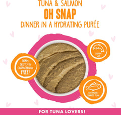 Weruva B.F.F. Play - Best Feline Friend Paté Lovers, Aw Yeah!, Tuna & Salmon Oh Snap! with Tuna & Salmon