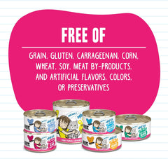 Weruva Best Feline Friend (B.F.F.) Tuna & Chicken Chuckles with Tuna & Chicken in Gelée Cat Food