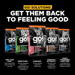 Go! Solutions Carnivore, Grain-Free, Protein Rich Dry Dog Food, Salmon and Cod Recipe