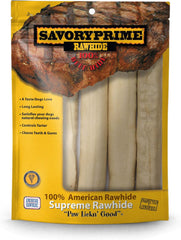 Savory Prime 10-Inch Supreme Retriever Roll White, 4 Pack