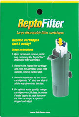 TetraFauna ReptoFilter Filter Cartridges 3 Count, Filter Cartridge Refills
