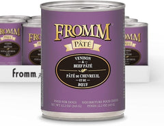 Fromm Venison & Beef Pate Dog Food - Premium Wet Dog Food - Venison Recipe - Case of 12 Cans
