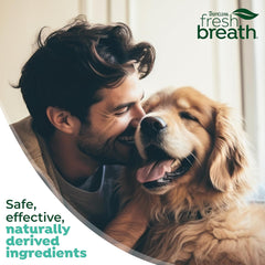 TropiClean Fresh Breath Dental Foam Spray for Dogs & Cats