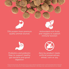 Go! Solutions Carnivore, Grain-Free, Protein Rich Dry Dog Food, Salmon and Cod Recipe