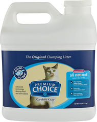 Premium Choice Litter All Natural Unscented Scoopable Cat Litter, 16 Pound Jug