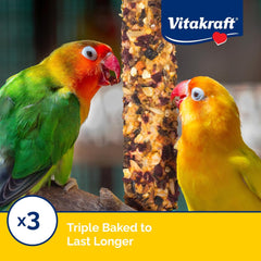 Vitakraft Crunch Sticks Apricot & Cherry Flavor Bird Treat for Conures