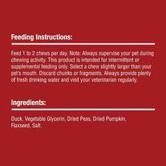 SmartBones Protein Rings with Real Duck, Pumpkin and Flaxseed