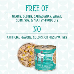 Weruva Dogs in The Kitchen, Funk in The Trunk with Chicken Breast & Pumpkin Au Jus Dog Food (Pack of 12)