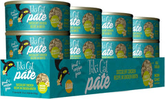 Tiki Cat Luau Pâté, Succulent Chicken Recipe in Broth, Grain-Free Balanced Nutrition Wet Canned Cat Food, for All Life Stages