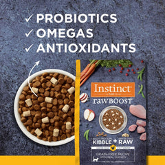 Instinct Raw Boost, Natural Dry Cat Food with Freeze Dried Pieces, High Protein, Grain Free Recipe - Real Chicken