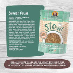 Weruva Classic Cat Stews!, Simmer Down with Turkey, Chicken & Salmon in Gravy (Pack of 12)