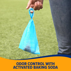 ARM & HAMMER Easy-Tie Waste Bags, Blue, 75 Count