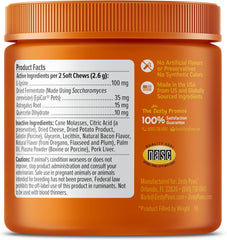 Zesty Paws Cat Allergy Relief - Anti Itch Supplement - Omega 3 Probiotics - Salmon Oil Digestive Health - Soft Chews for Skin & Seasonal Allergies - with Epicor Pets - Bacon - 60 Count
