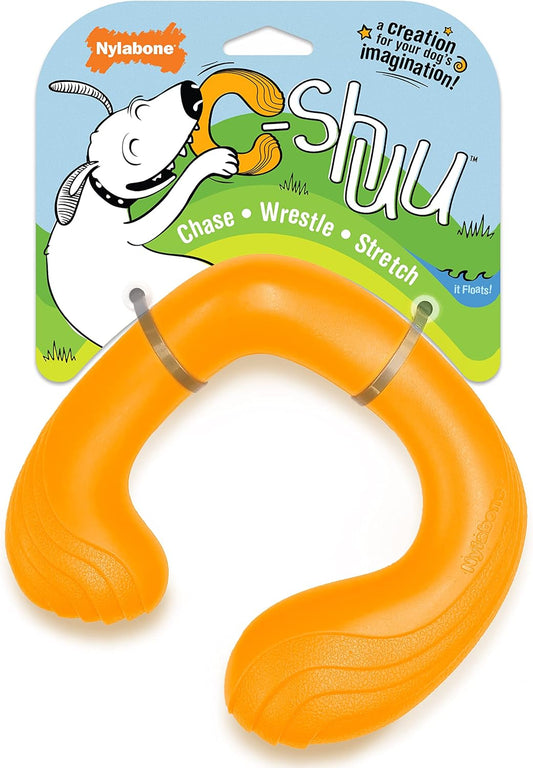 Nylabone C-Shuu Interactive Dog Toy – Lightweight Squishy Dog Chase Toy for Creative Play & Dog Exercise